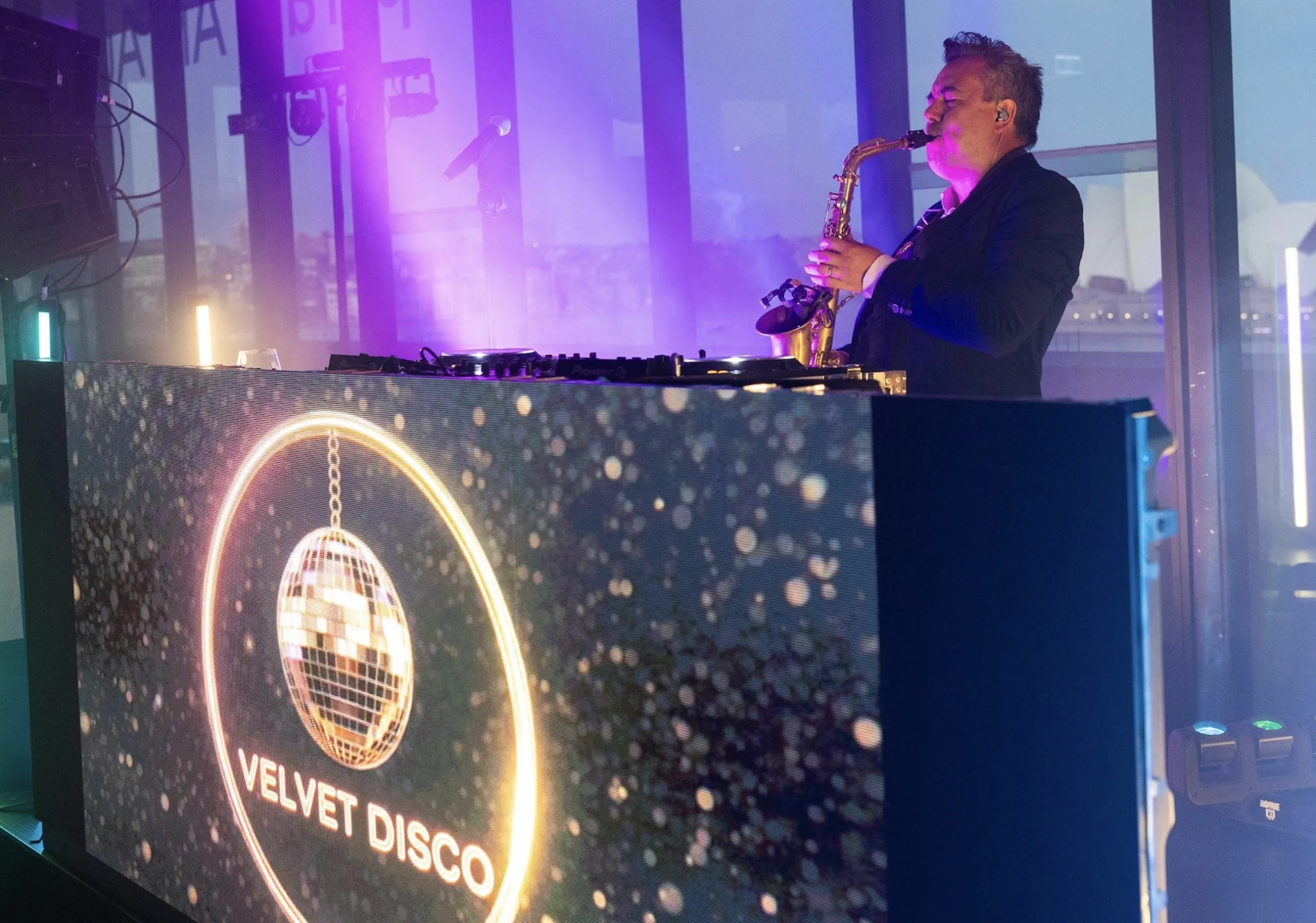 DJ setup