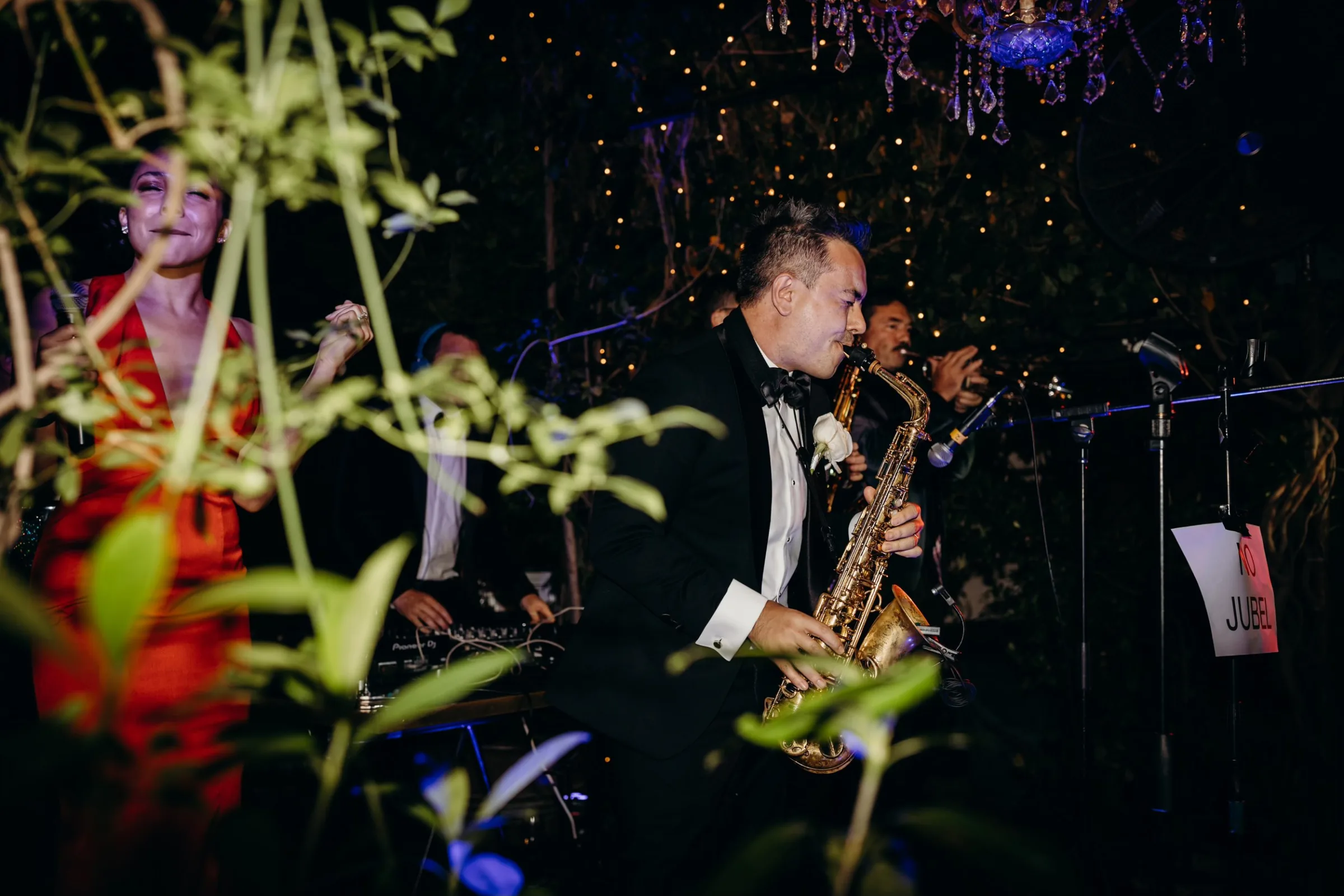 Musicians performing